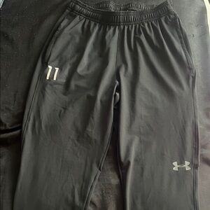Under Armour Black Track Pants with Logo